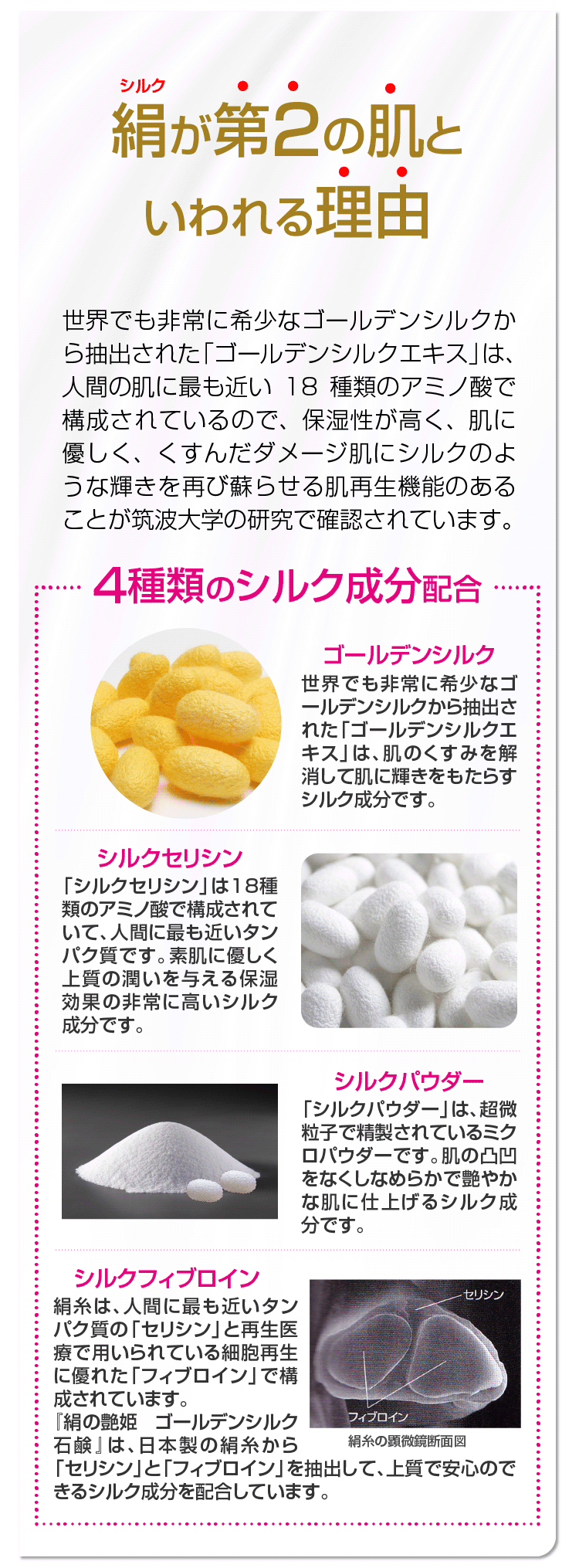 絹の艶姫 ゴールデンシルク石鹸