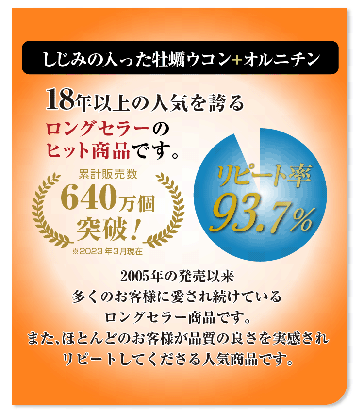 徳用しじみの入った牡蠣ウコン