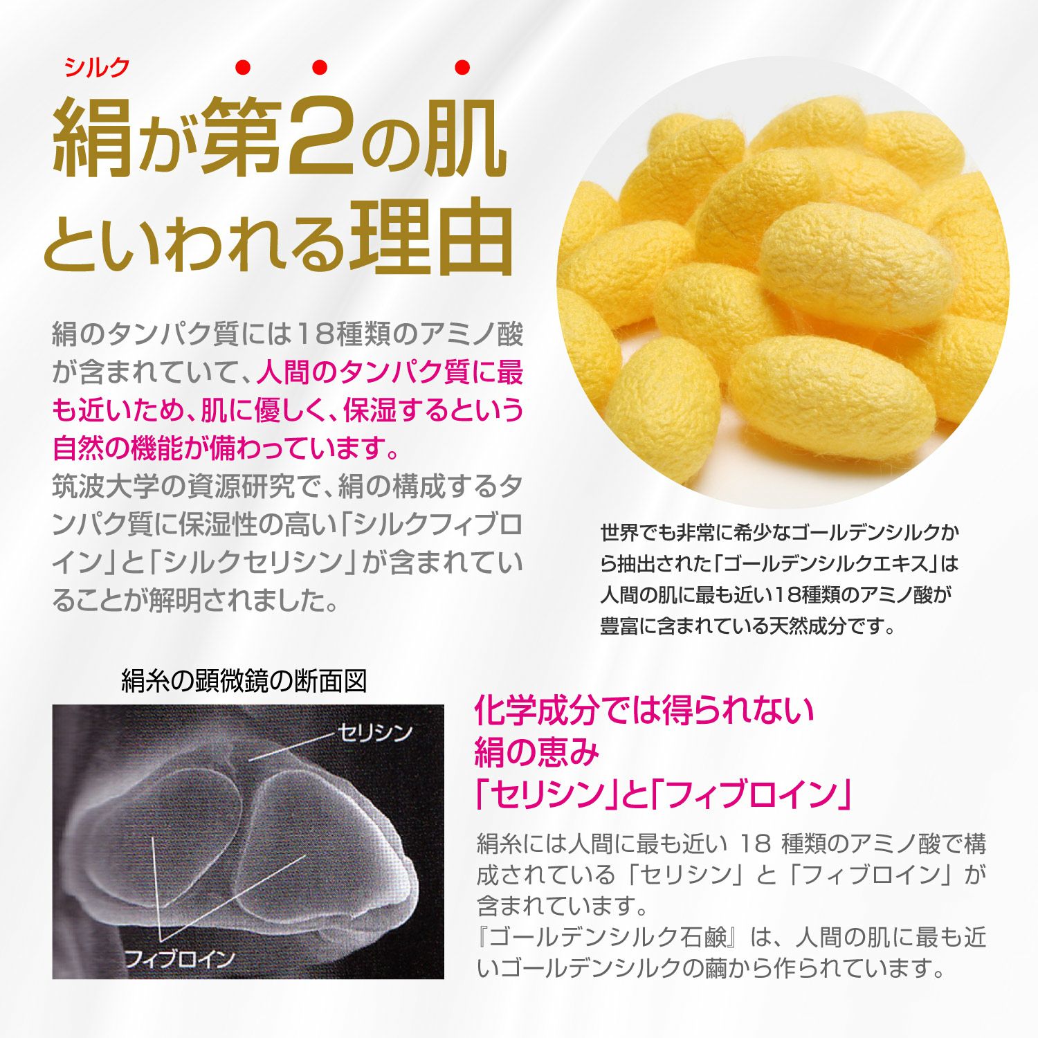 絹の艶姫 ゴールデンシルク石鹸